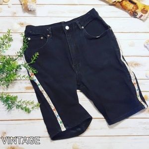 Vintage Sequin Beaded Embroidered 80s Bike Shorts